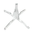 thumbnail image 4 of Soporte plegable para clarinete BB, trípode transparente, accesorios acrílicos, tamaño compacto, capacidad de carga de 2 kg, base estable desmontable., 4 of 8