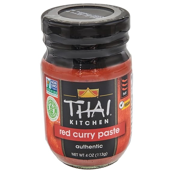(1 pack) Thai Kitchen Gluten Free Red Curry Paste, 4 oz