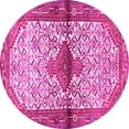 thumbnail image 1 of Ahgly Company Indoor Round Persian Pink Traditional Area Rugs, 5' Round, 1 of 4