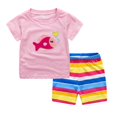thumbnail image 1 of Conjuntos de ropa de pijamas para niños - Dibujos animados de verano para niños impresos esquí esquí Gafas de esquí, 1 of 5
