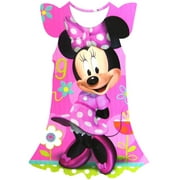 Été Disney nouveaux enfants Mickey Mouse robe vêtements princesse filles Mickey Mouse robe imprimée lâche Mickey Mouse robe