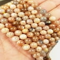 thumbnail image 2 of CHUANK 12mm Multi Color Moonstone Round Beads Genuine Gemstone Natural Jewelry Making, 2 of 4