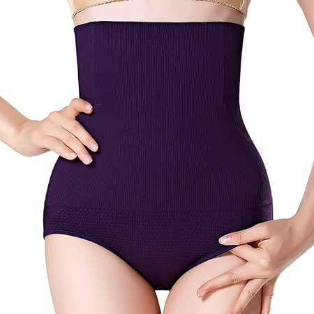 Shapewear for Women Tummy Control High Waisted Butt Lifte Thong Panty Body Shaper Brief Ladies Seamless Shaping Underwear Red XL-XXL