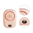 thumbnail image 2 of Ventilador de cintura colgante multifuncional sin hojas mini portátil al aire libre rosa Ndcxsfigh Libre de BPA, 2 of 3