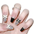 thumbnail image 1 of 1 Juego de parches tipo varios estilos, alto nivel de apariencia, kit de manicura de uñas postizas extraíbles, decoración de uñas, 1 of 5