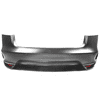 Ikon Motorsports Compatible with 17-22 Tesla Model 3 IKON Style Rear Bumper Cover Unpainted PP