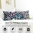 thumbnail image 3 of Leopard Print Body Pillow Cover – Soft & Breathable, Hidden Zipper, 20"x54", Fashion Animal Print – Cheetah & Tropical Spots, Perfect Gift for Side Sleepers, Pregnancy, Modern Home Decor, 3 of 7