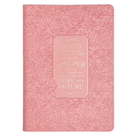 Journal Classic Pink Hope & a Future Jer. 29:11, (Hardcover)