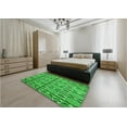 thumbnail image 4 of Ahgly Company Indoor Rectangle Patterned Green Area Rugs, 2' x 5', 4 of 6