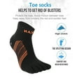 thumbnail image 4 of Toe Socks Running Socks for Men Women 3 Pairs Athletic Breathable Five Finger Socks, 4 of 7