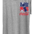 thumbnail image 3 of Coca-Cola - 86 American Flag And Bottle - Womens Short Sleeve Graphic T-Shirt, 3 of 5