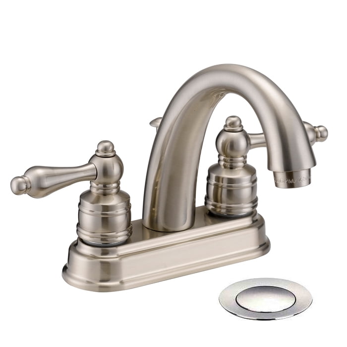 Designers Impressions 611625 Satin Nickel Lavatory Vanity Faucet
