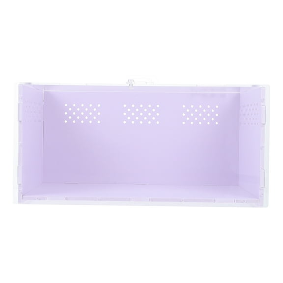 Reptile Feeding Boxes Snake Breeding Box Feeding Case Hatching Container with Lid for Spiders Lizards Frogs Crickets Turtles White