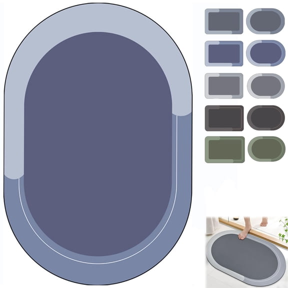 Modernized Magic Mat Bathroom,Super Absorbent Non Slip Bathroom Rug for Floor,Kitchen and Washing Machine