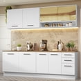 thumbnail image 2 of Cocina Integral Completa Modular Madesa Agata 240cm BM 03, 2 of 5