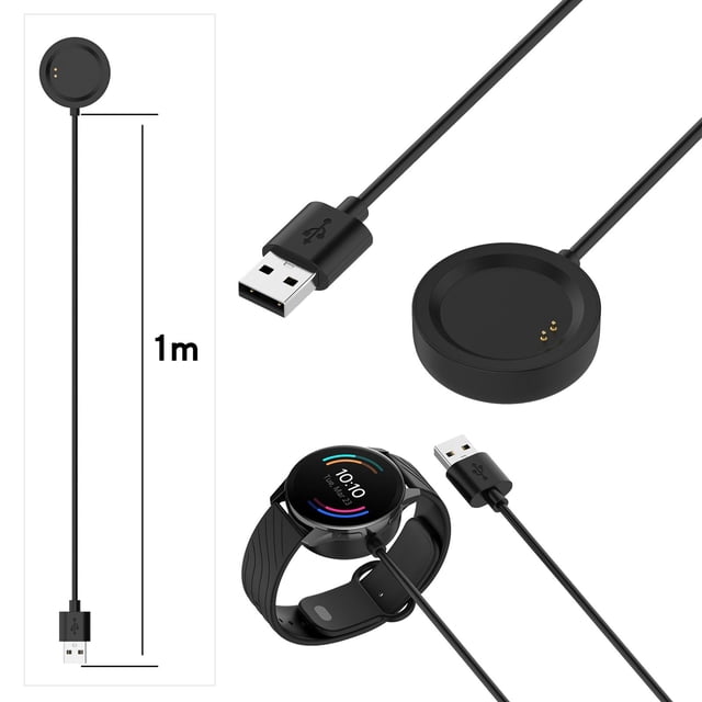 Versión actualizada de reloj inteligente inalámbrico Muelle Cable de carga de 3,3 piezas / 1 accesorios