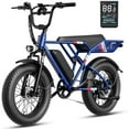 thumbnail image 1 of Jasion RetroVolt Electric Bike for Adults with 1500W Peak Motor, 48V 13Ah Removable Battery Electric Dirt Bike, 20" Fat Tire Off-road Electric Mountain Bike, 30MPH Ebike, UL 2849, 1 of 7