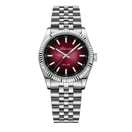 ADDIESDIVE Men's Watch with Smooth Sweeping Second, Sapphire Crystal, 100m Water Resistant Analog Quartz Dive Watch, AD2073