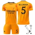thumbnail image 1 of 24-25 Real Madrid away football shirts kids football kit No. 5 Bellingham No. 5 Bellingham, 1 of 2