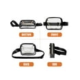 thumbnail image 2 of Deago Clear Belt Bag Stadium Approved Fanny Pack Crossbody Waist Bag for Women with Adjustable Strap for Sports Events, Concerts - Black, 2 of 10