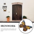 thumbnail image 2 of Decoración de Pared Al Aire Libre Decoración de Mariposas Decoración de Pared de Mariposas de Metal para Valla Pared de Metal para Decoraciones del Hogar Amarillo, 2 of 6