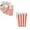 Red, variant on VQPeo 12pcs Paper Open-top Popcorn Box, Mini Movie Night Popcorn Boxes Stripes Popcorn Bags Snack Treat Bucket for Christmas Carnival Party