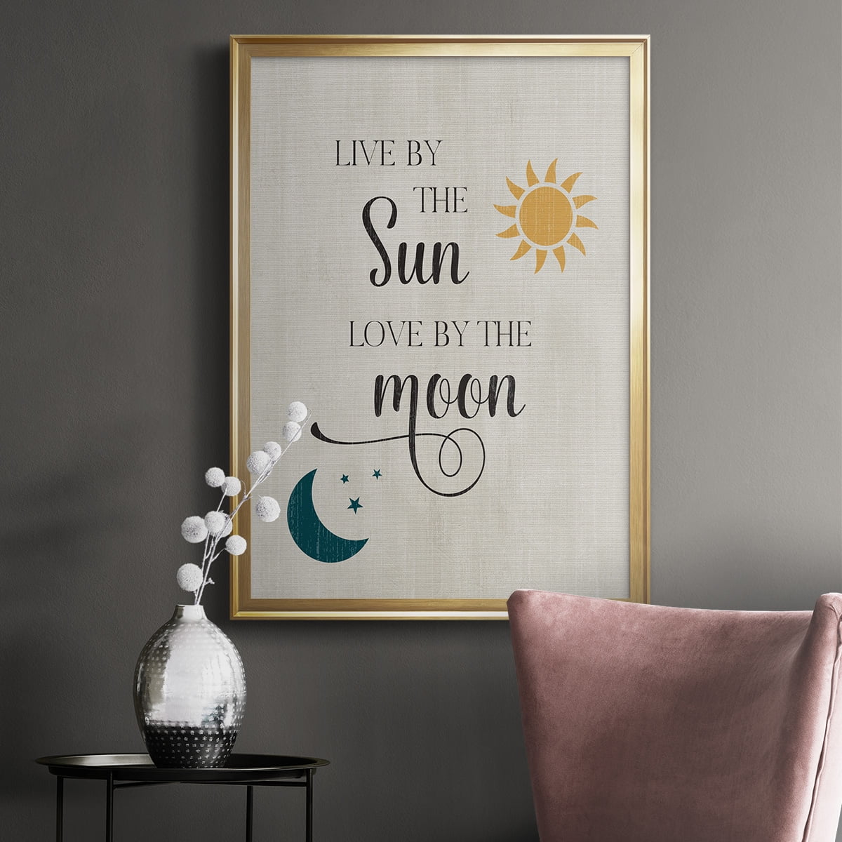 Sun and Moon Premium Classic Framed Print - Ready to Hang