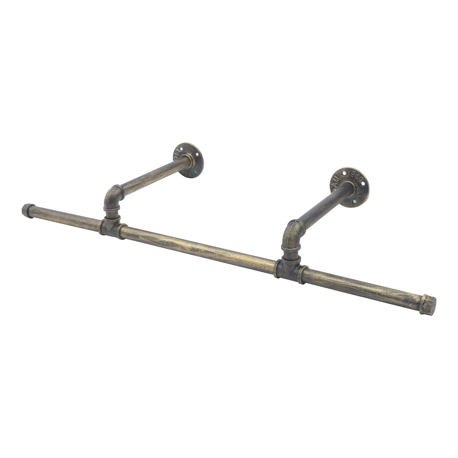 YIYIBYUS WallMounted Clothes Rod Clothes Hanging Rack Tshape Bar Pipe