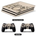 thumbnail image 2 of Decal Skin for PS4 Slim / PS4 Pro / PS4, Whole Body Vinyl Sticker Cover for Playstation 4 Console and Controller (Retro Drum), 2 of 5