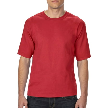 Gildan Men's Ultra Cotton T-Shirt – 100% Cotton, Medium, Cherry Red, Heavyweight Tee For Everyday Wear