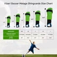 thumbnail image 3 of Espinilleras de fútbol Vizari Malaga, ligeras y ajustables, 3 of 7