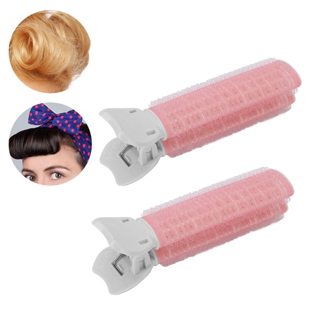 Hair Volume Roller Curler Clip, 2pcs Portable Volumizing Hair Root Clips, Shape Bangs, for Home Travel Hair Salon