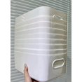 thumbnail image 3 of 5pc White Storage Box, Desktop Storage Box, Household Cosmetics Storage Box, Bathroom Kitchen Dormitory Miscellaneous Snacks Storage Box,Kitchen Refri, 3 of 5