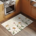 thumbnail image 2 of White Floral Entryway Rug 2'x3'&nbsp; Non Slip Front Door Mats, Spring Country Vintage Flower Leaf Plant Entrance Rugs Indoor Outdoor Carpet, Washable Floor Mats Small Area Rug for Bedroom Kitchen, 2 of 8