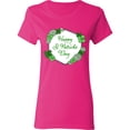 thumbnail image 3 of Inktastic Happy St. Patrick's Day Clovers Women's T-Shirt, 3 of 5