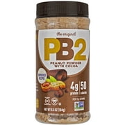 PB2 POWDERED PEANUT BUTTER CHOCO comes in a bottle with 6.5 oz.