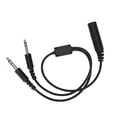 thumbnail image 4 of Adaptador de Avión de Helicópero Adaptador Helicópero Single Plug Un cable de doble enchufe GA de Adaptador de Auriculares General, 4 of 7