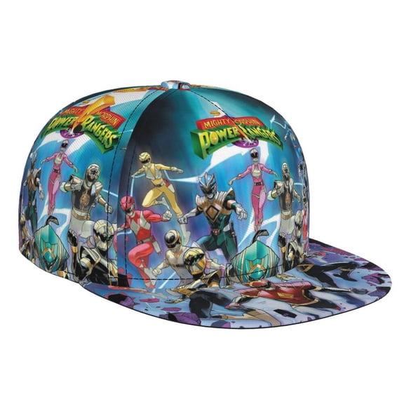 Power Rangers Adjustable Brim Bill Baseball Cap Adjustable Snapback Hat Hip Hop Cap Dad Hat Men Women