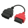 thumbnail image 1 of OBD2 Scanner Adaptor Cable Red SRS Diagnostic Cable Replacement for Fiat EcuScan, 1 of 8