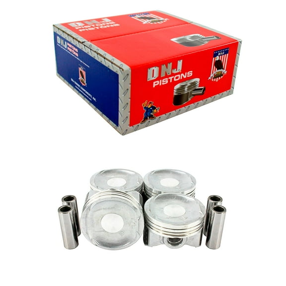DNJ P243 Standard Complete Piston Set Fits Cars & Trucks 09-16 Honda CR-Z Fit 1.5L L4 SOHC 16v
