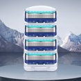 thumbnail image 3 of Cuchillas de afeitar de repuesto, recambio de cuchillas de afeitar para Gillette Fusion Proglide, 4 Uds., 3 of 6