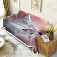 thumbnail image 2 of Throw Sofa Cover Soft Washable Decorative Couch Covers for 3 Cushion with Tassels Furniture Protector for Pets and Kids 71x118in, 2 of 5