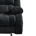 thumbnail image 2 of Global Furniture USA Transitional Reclining Sofa, Ebony U250 Ebony Modern Sofa, Durable Polyester Upholstery, 2 of 5