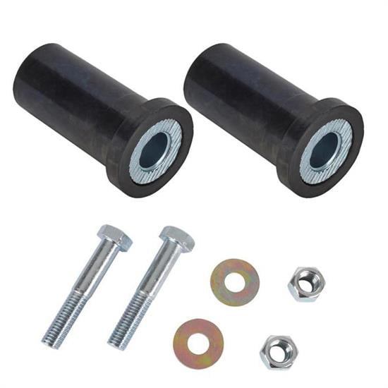 Speedway Motors Mustang II Steering Rack and Pinion Mounting Bushings with Bolt Kit Fits Power and Manual Racks Rubber Construction Universal Fit Hardware Included