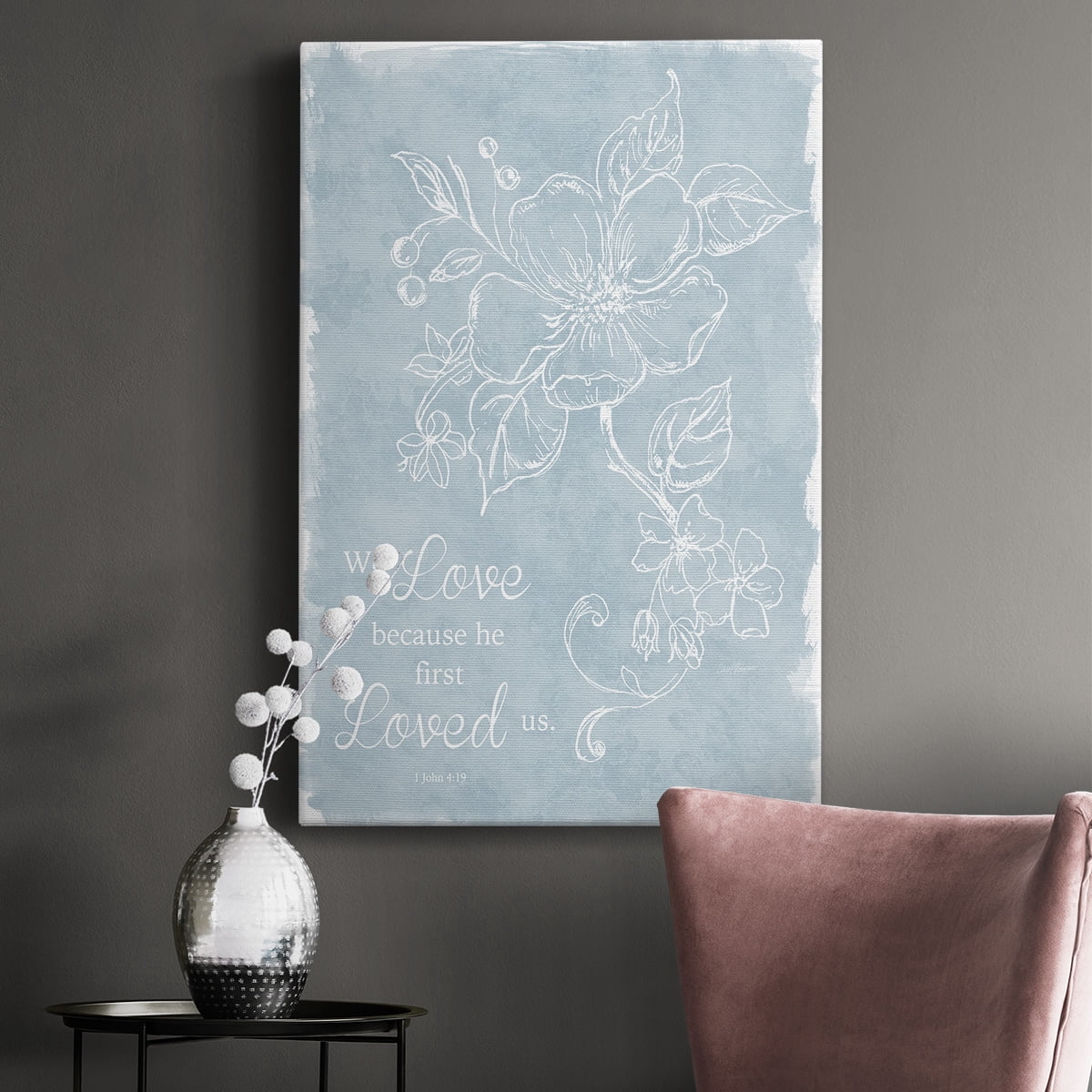 Loved Us First Premium Gallery Wrapped Canvas - Ready to Hang