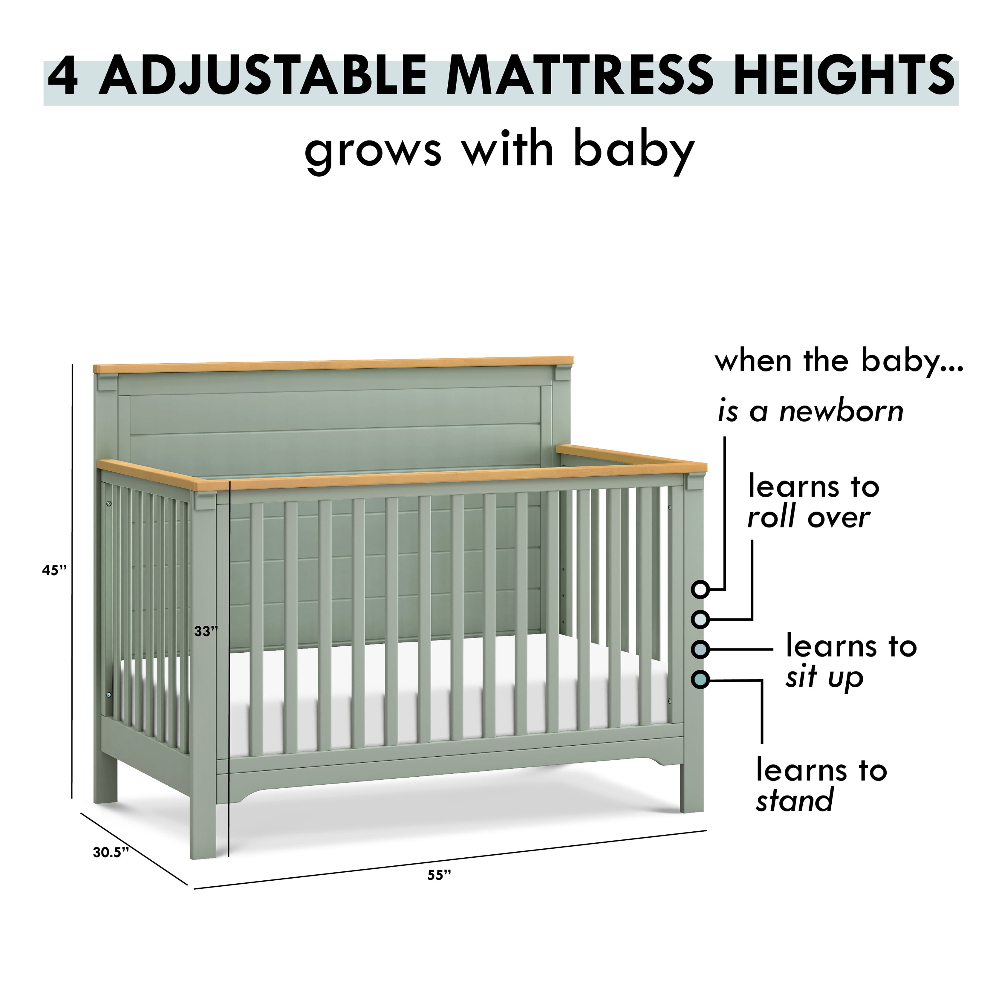 Davinci Shea 4-in-1 Convertible Crib