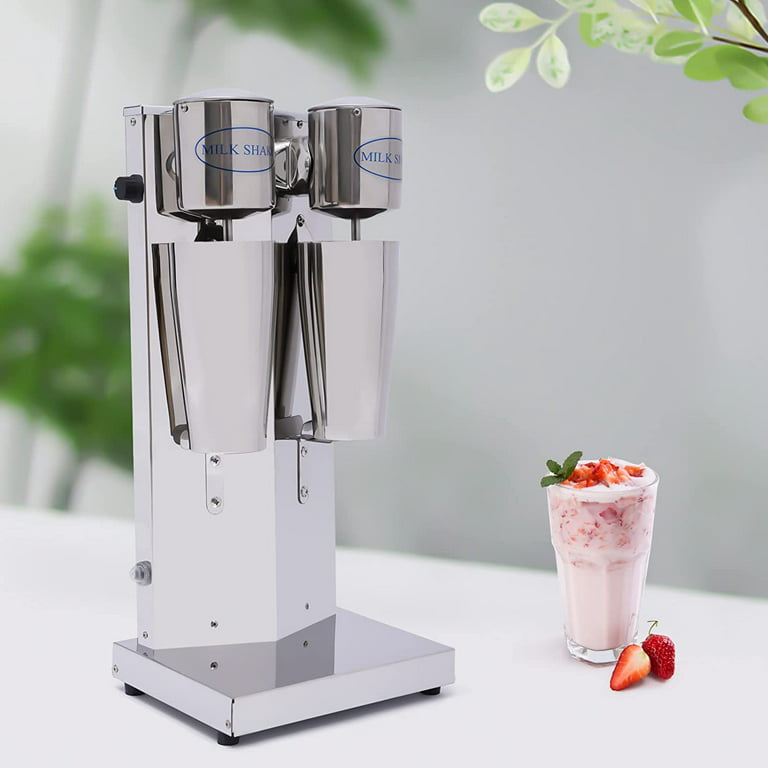 180W Single Head Commercial Stainless Steel Milk Shake Machine Drink Milk  Mixer