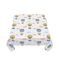 thumbnail image 5 of Wukai Hot Air Balloon Waterproof Tablecloth for Kitchen Dining, Fits Square Tables for 2-4 Seats -54"x54", 5 of 7