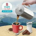 thumbnail image 4 of Belwares Stainless Steel French Coffee Press, with Double Wall and Extra Filters 34oz, 4 of 8