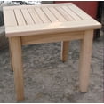 thumbnail image 2 of WholesaleTeak Outdoor Patio Grade-A Teak Wood Atnas 26" Square Side Table / End Stool #WMAXSTAT, 2 of 3